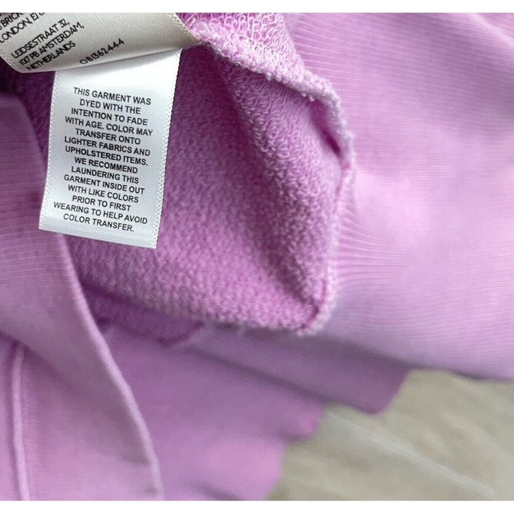 Free People We The Free Camden Sweatshirt in Bubble Tea size S, EUC - Picture 12 of 15